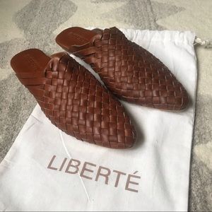Liberté Prague Woven Mule - Chocolate Sz 11